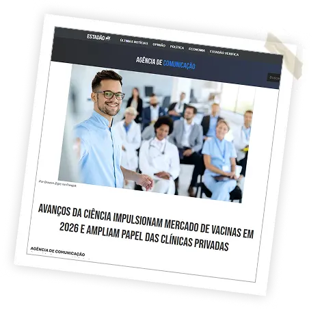 Destaque na mídia Dr. Vacina